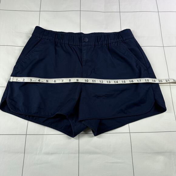 J.Crew Shorts Womens Small Navy Blue Pull On Lightweight Chino Classic Preppy - Picture 6 of 9